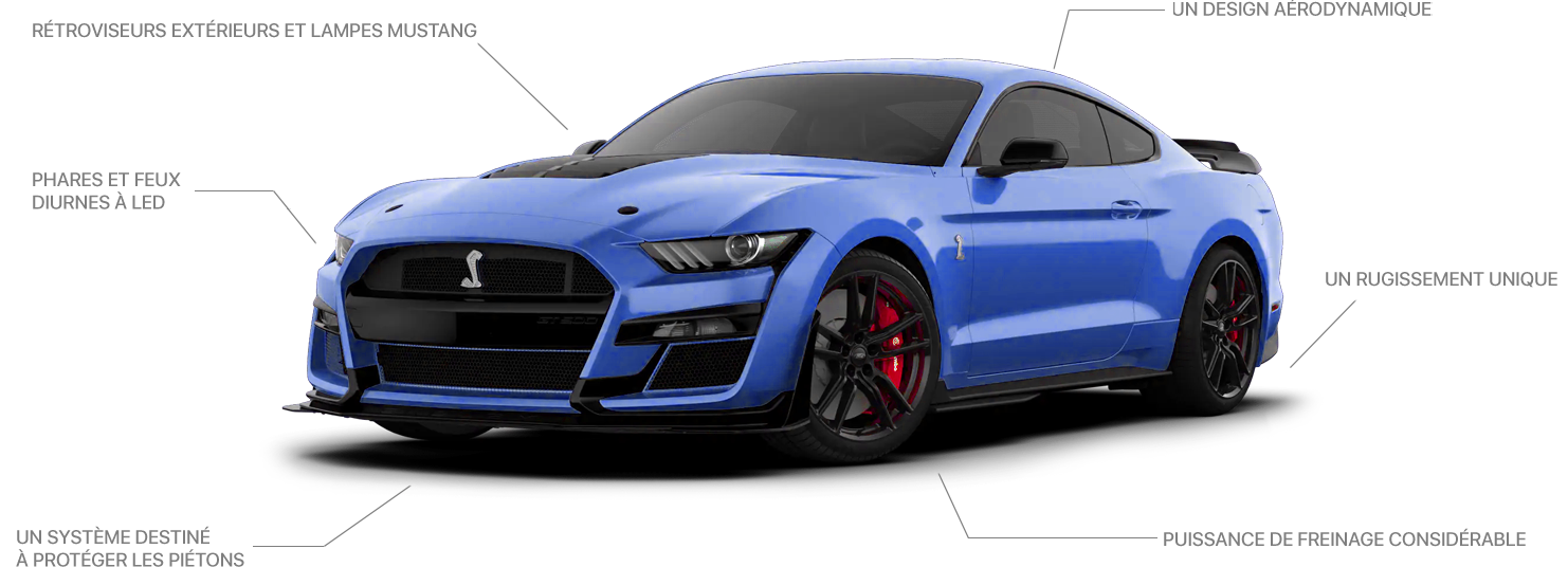 Photo Mustang GT cobra vue d'avant